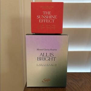 Saje All Is Bright and The Sunshine Effect Set Brand New- Never Opened